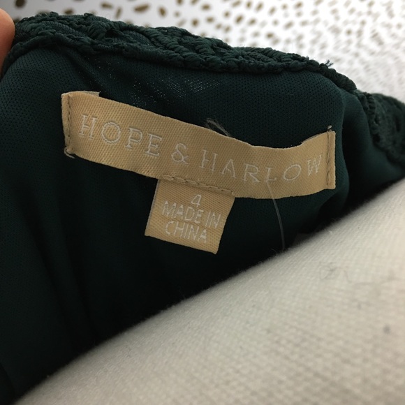 Hope & Harlow Lace Off Shoulder Shift Dress - Picture 7 of 7